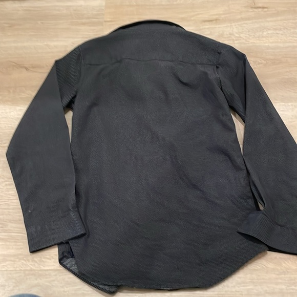 Calvin Klein Button Down Shirt Size 16 Slim Fit + Stretch - Picture 5 of 9